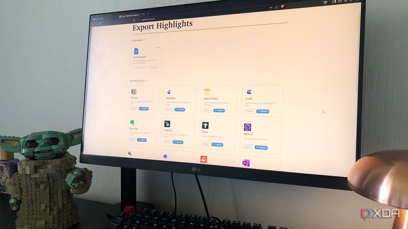 Readwise On Computer Pairing NotebookLM with Readwise was a game-changer for my productivity