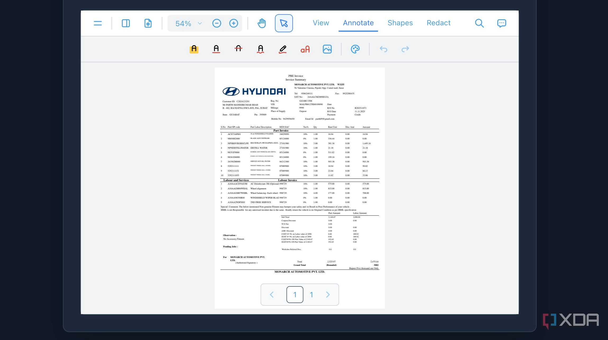annotation using BentoPDF