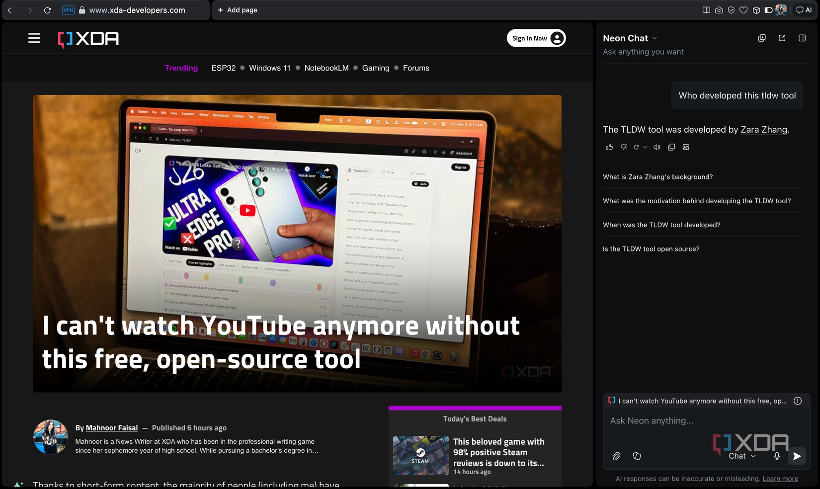 Opera Neon cuts down my browser clutter and makes these 3 other
