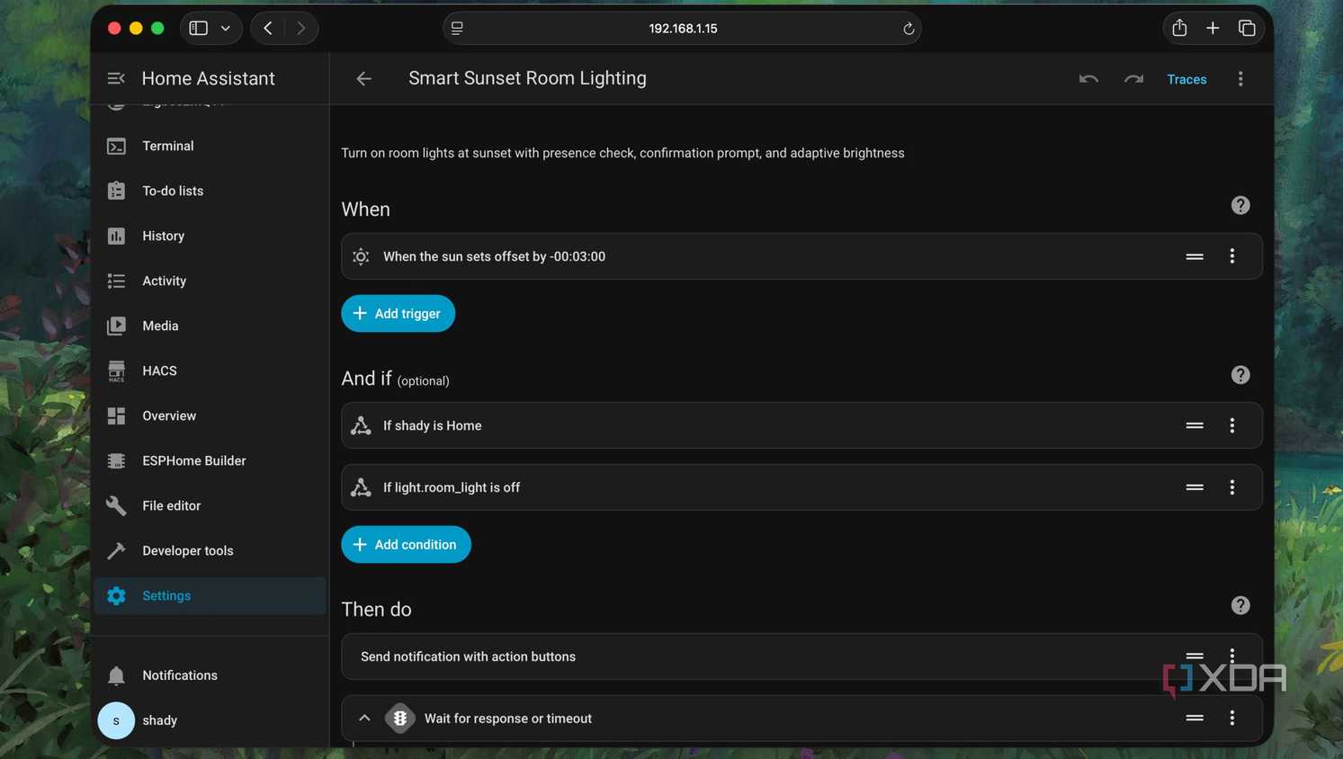 Building a smart lights automation in Home Assistant