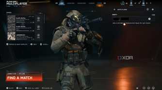 A screenshot of the multiplayer lobby from Call of Duty: Black Ops 7