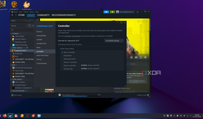 Steam controller settings