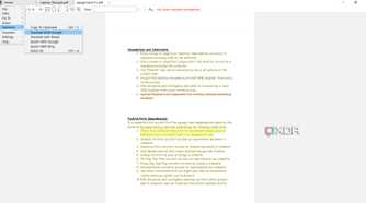 Search selection in SumatraPDF