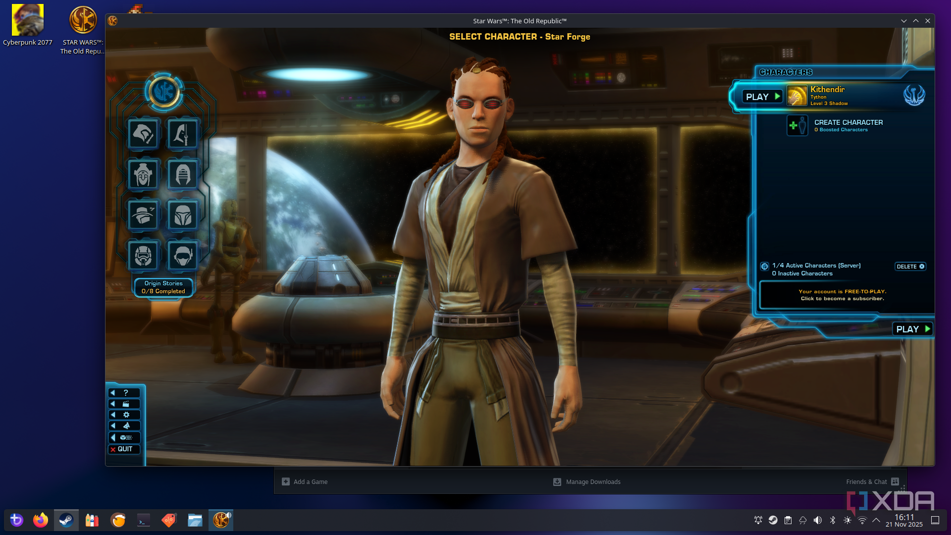 SWTOR in Windowed mode