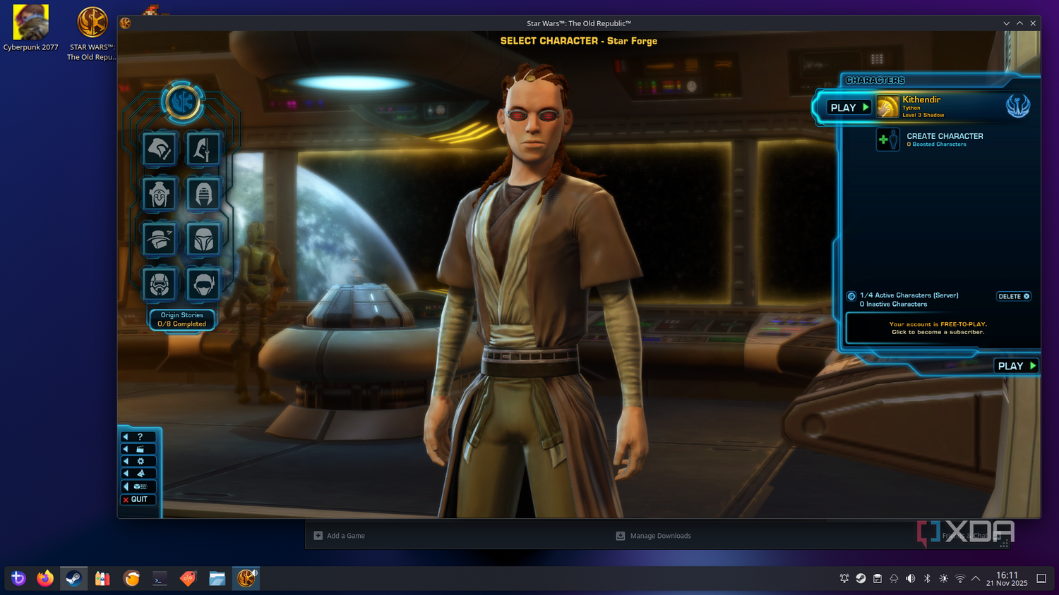 SWTOR in Windowed mode