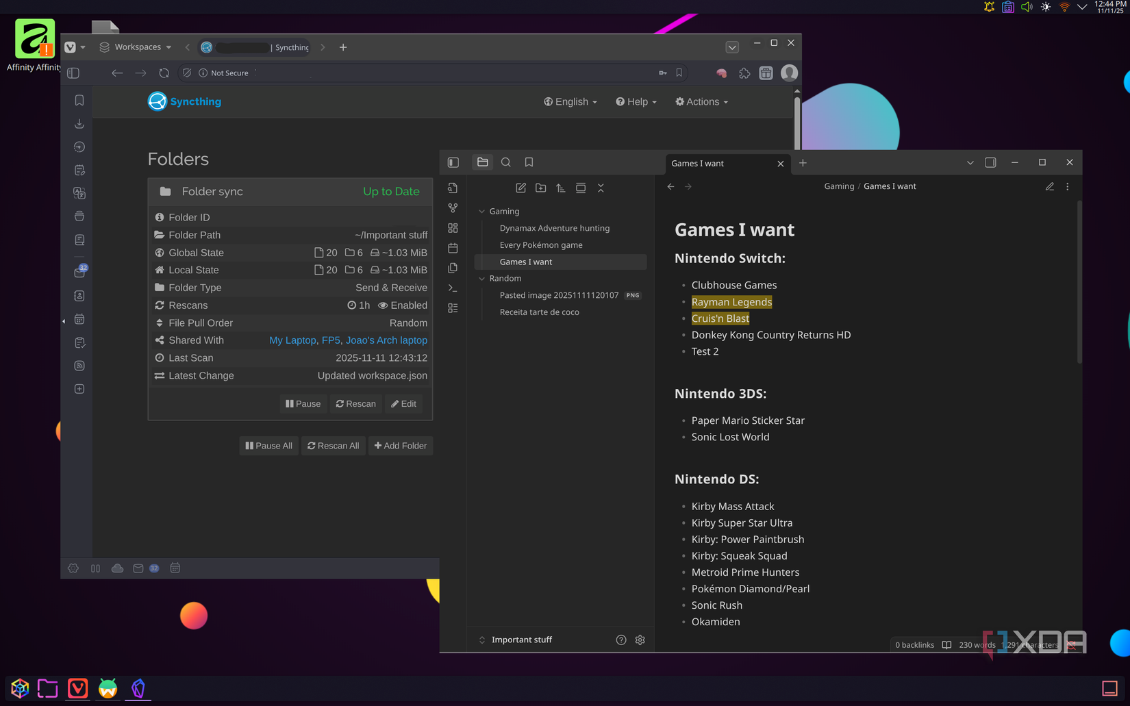 I replaced every cloud notes app with a synced Markdown folder
