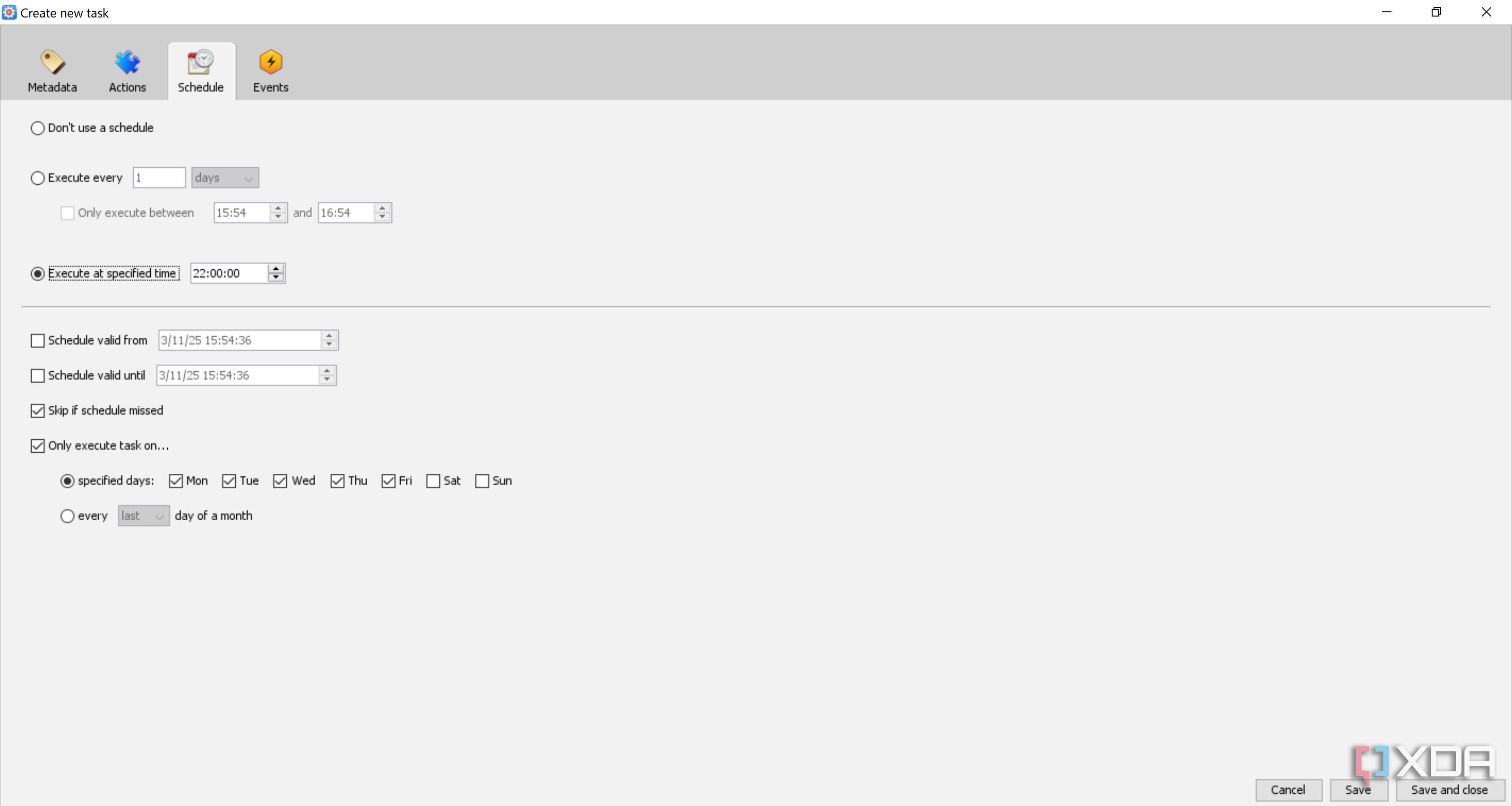 I use this open-source alternative instead of Windows Task Scheduler