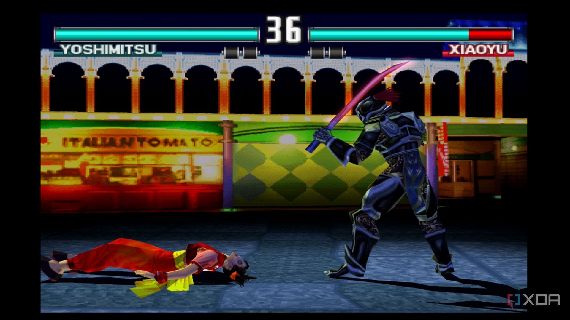 A screenshot of gameplay from Tekken 3