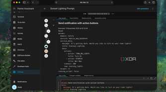 Testing Traces of the smart lights automation in Home Assistant