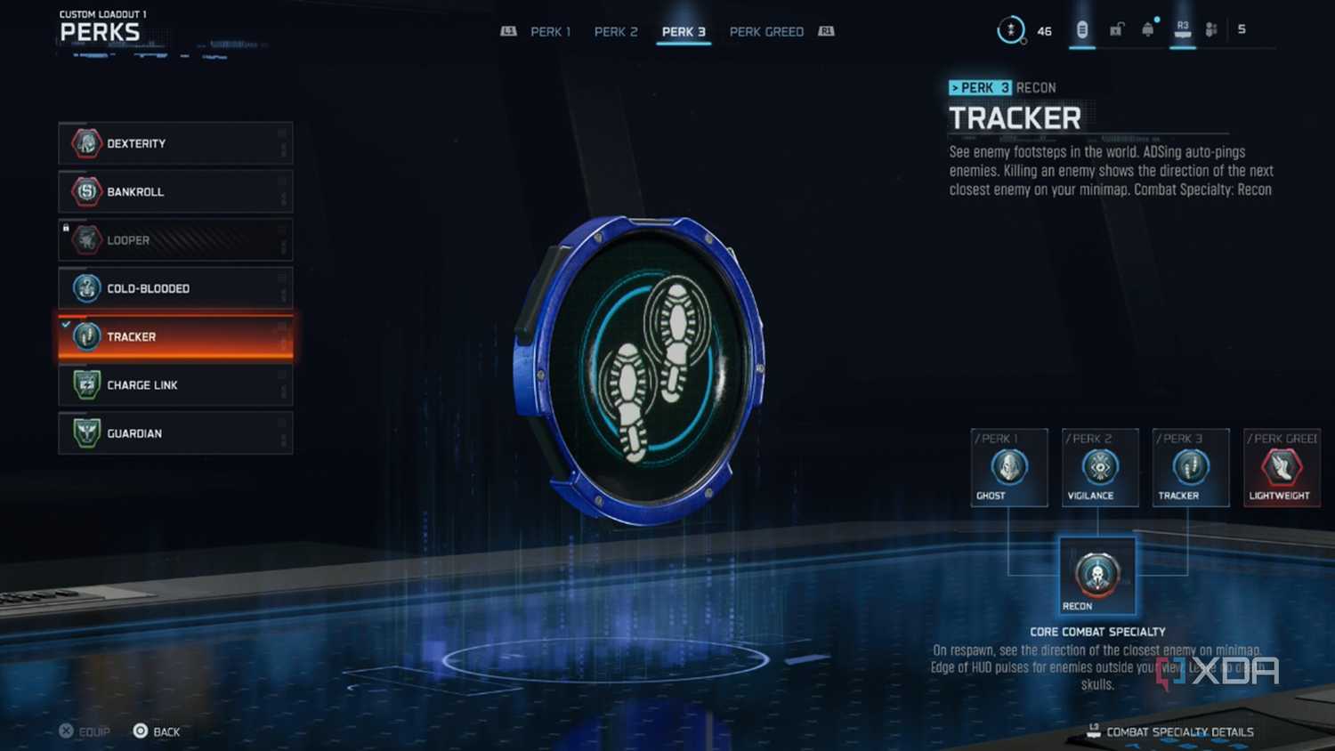 A screenshot of the custom loadout screen from Call of Duty: Black Ops 7