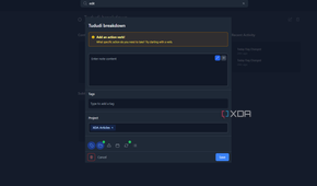 Tududi makes it easy to assign different tasks to different projects.