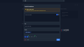 Tududi makes it easy to assign different tasks to different projects.