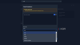 Tududi allows users to set recurring tasks.