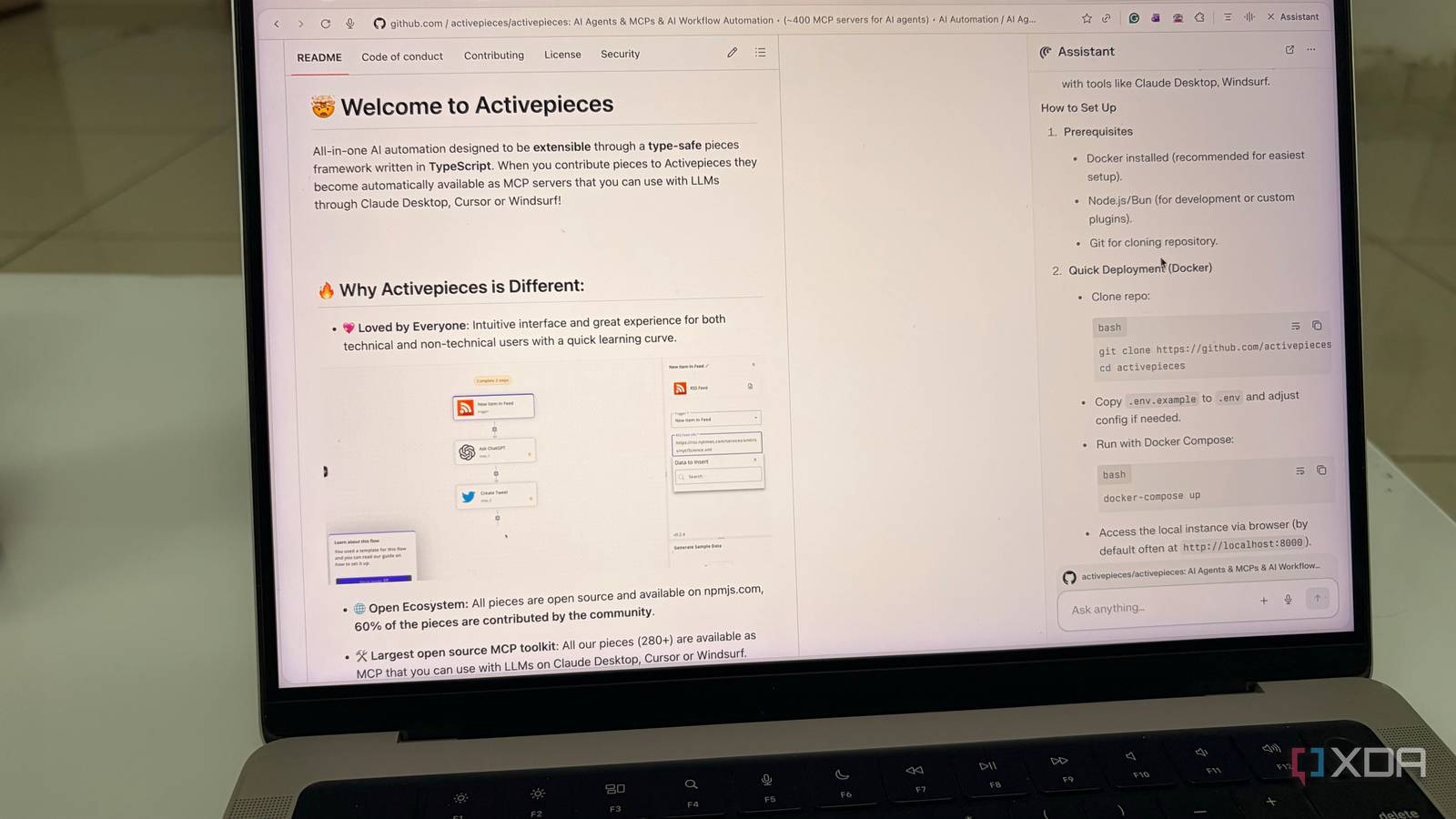 I'm using an AI browser to help me set up new self-hosted services, and ...