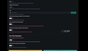 watchstate backup settings