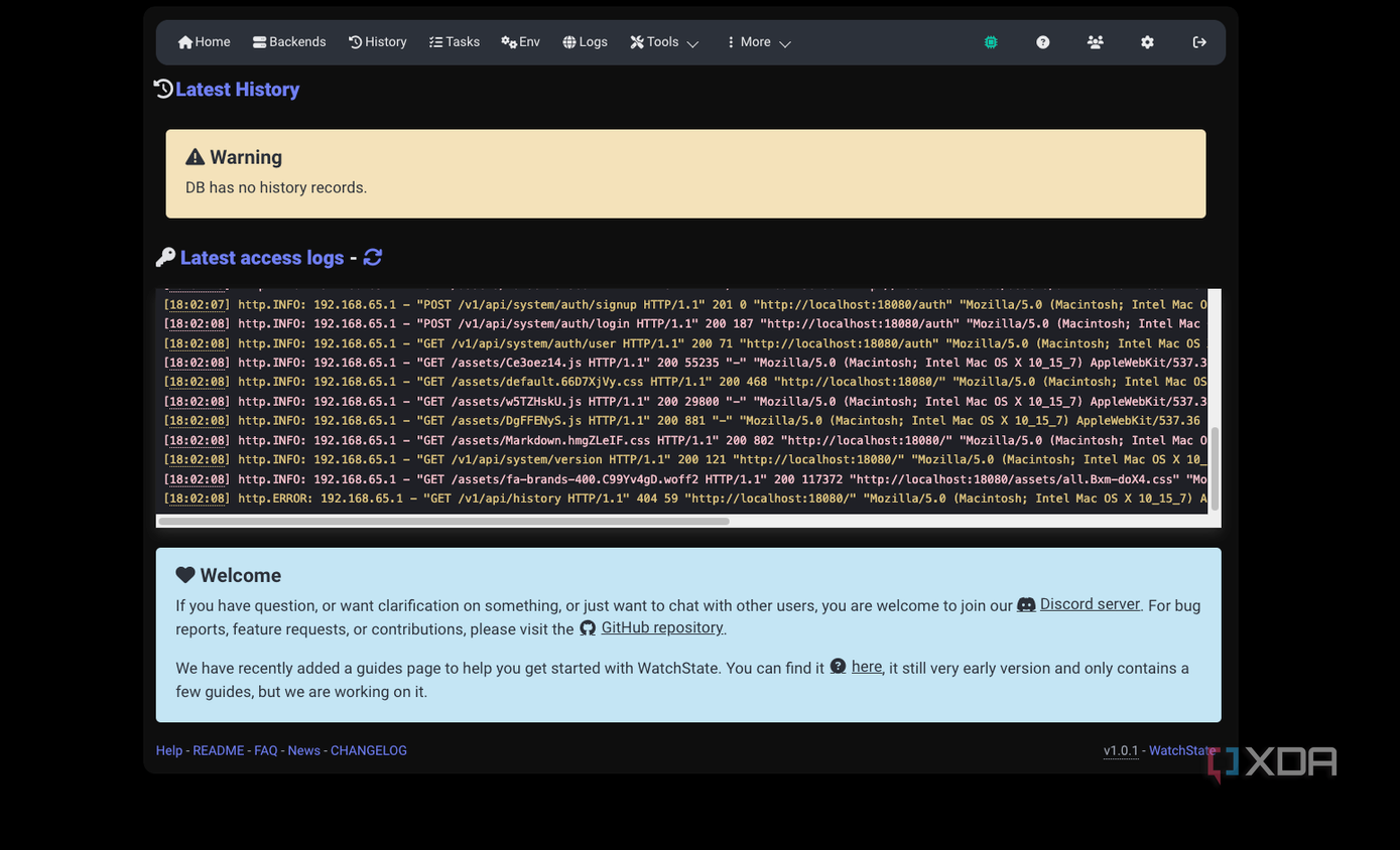 watchstate history logs