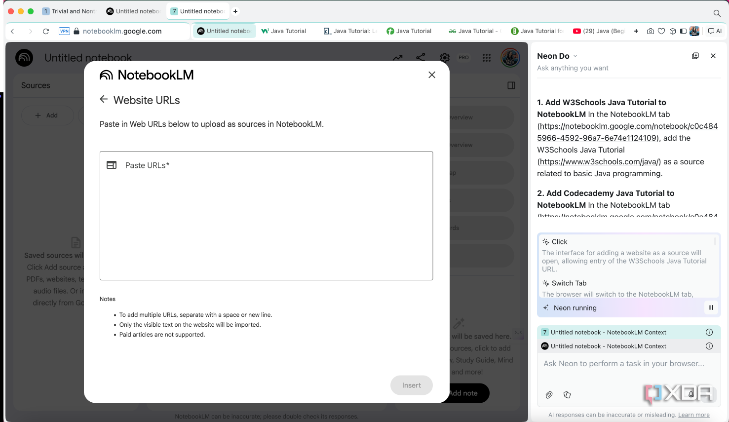 I can’t imagine using NotebookLM without an AI browser