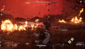 Boss fight and combat in Where Winds Meet.