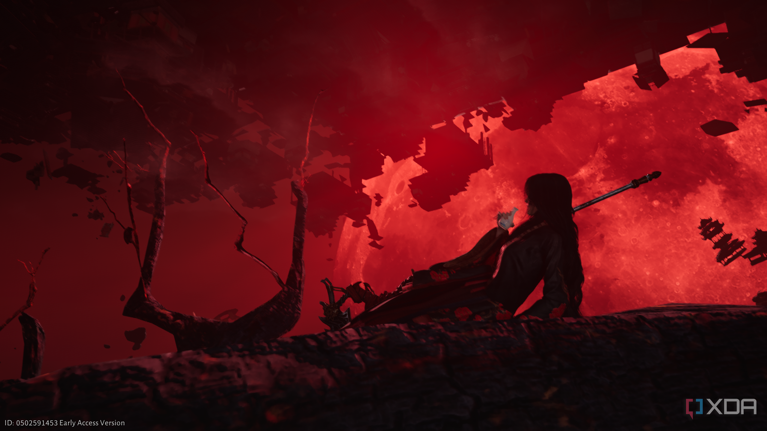 A boss fight in Where Winds Meet.