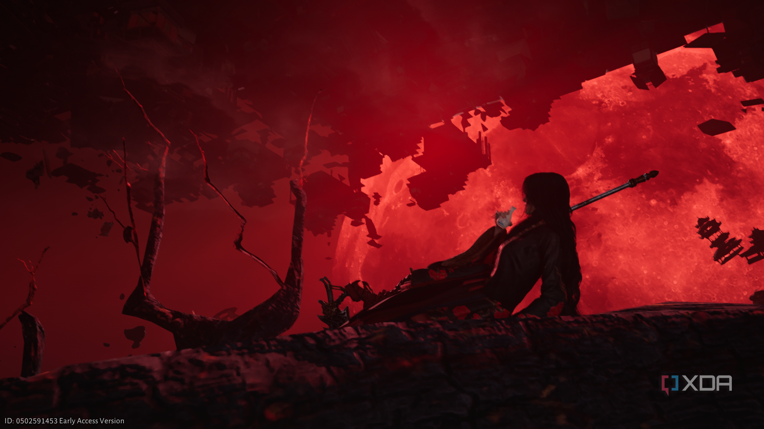 A boss fight in Where Winds Meet.