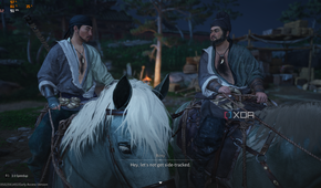 Two horse thieves in Where Winds Meet.