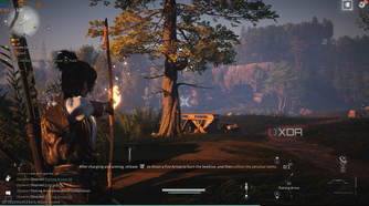 Nocking a flaming arrow in Where Winds Meet.