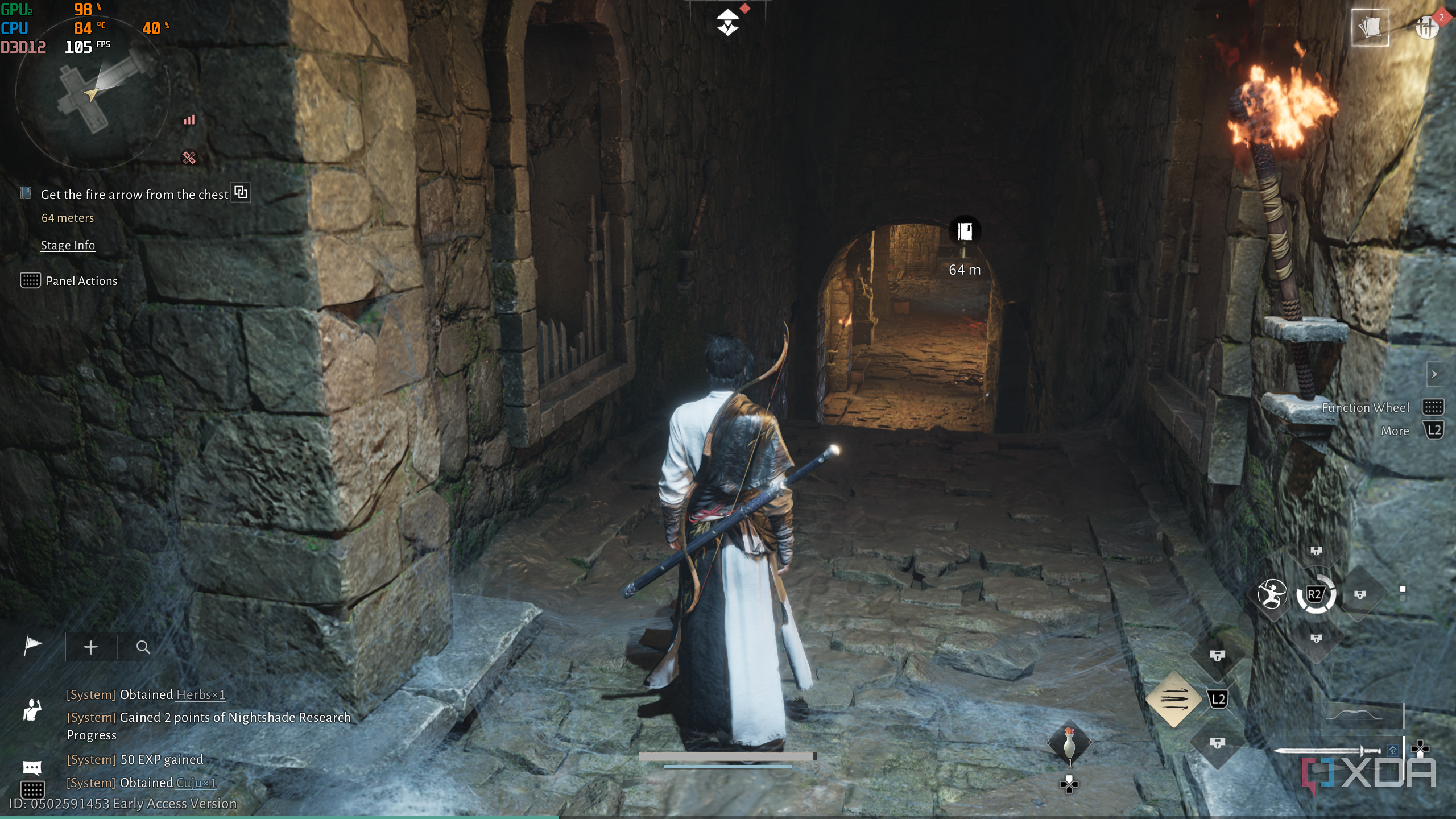The first hidden dungeon in Where Winds Meet.