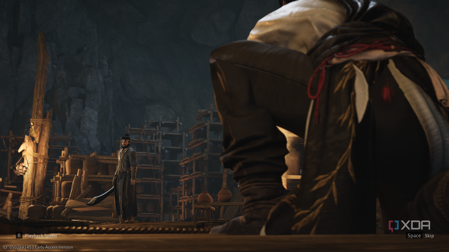 Being defeated by a boss in Where Winds Meet.