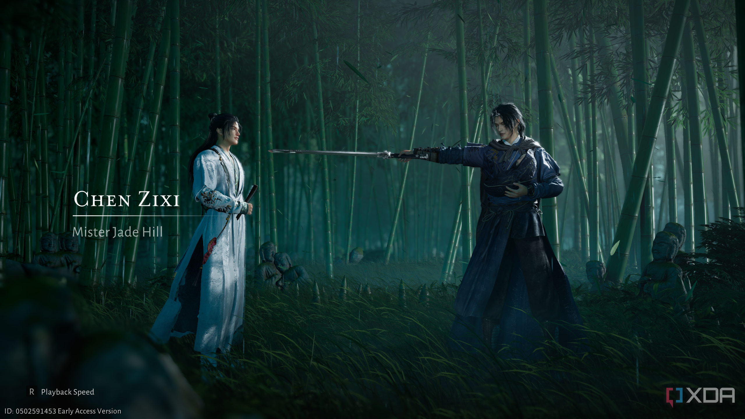 Opening cutscene in Where Winds Meet.