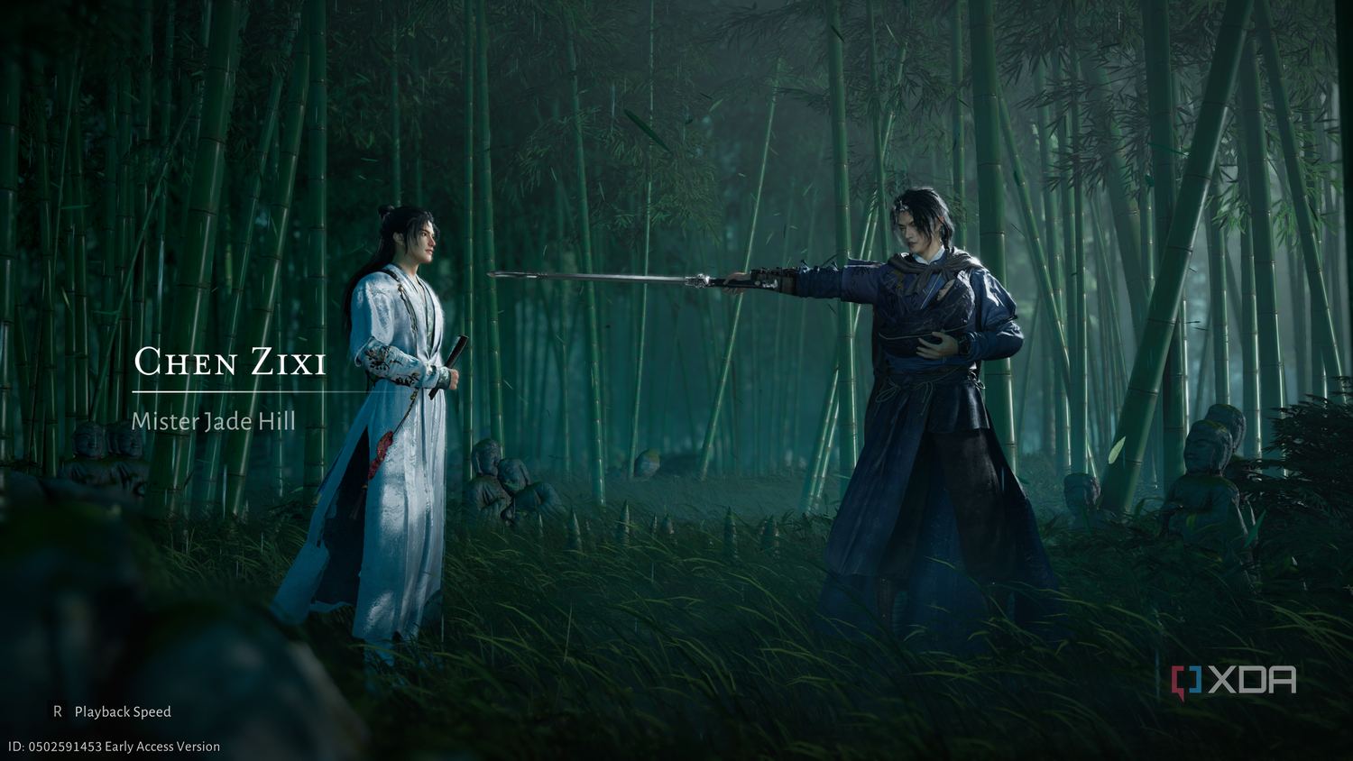 Opening cutscene in Where Winds Meet.