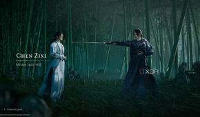 Opening cutscene in Where Winds Meet.