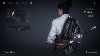 Character development screen in Where Winds Meet.