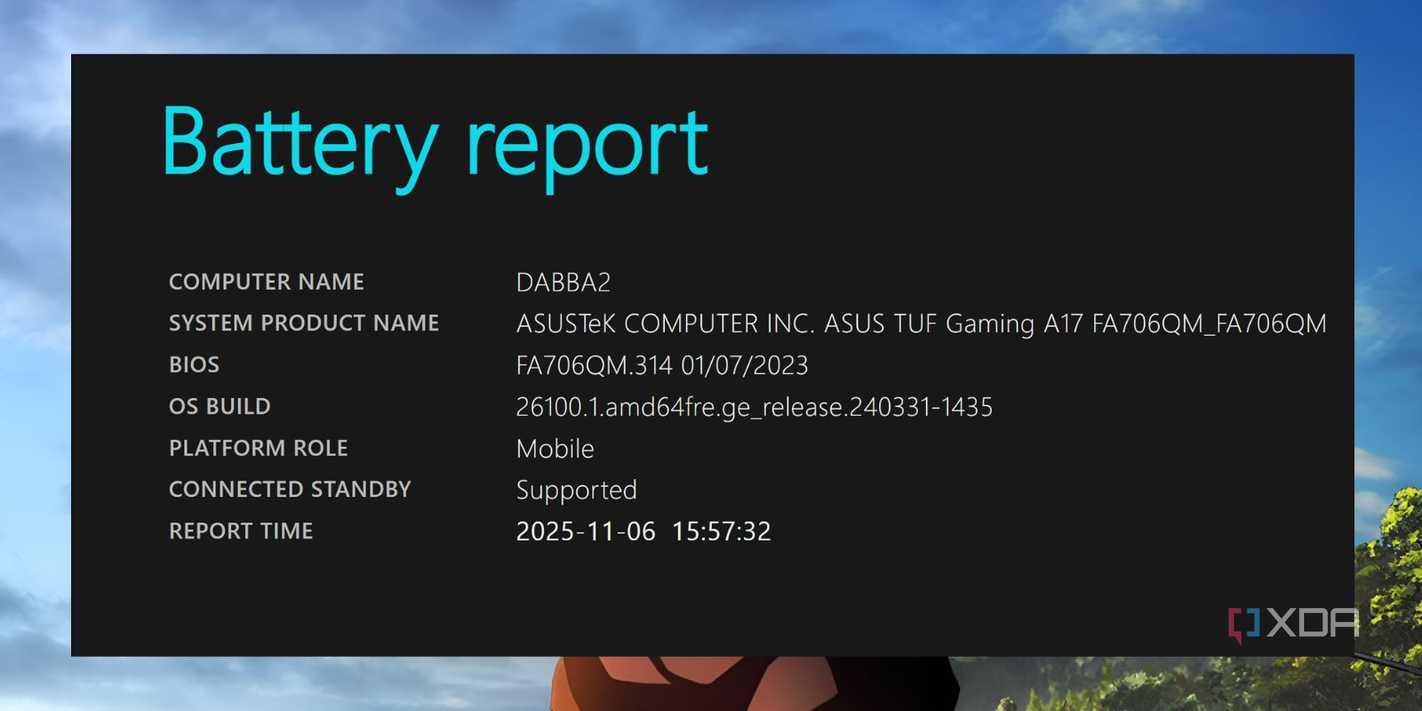 Battery Report File Making a Windows battery report is the best feature you're not using ...