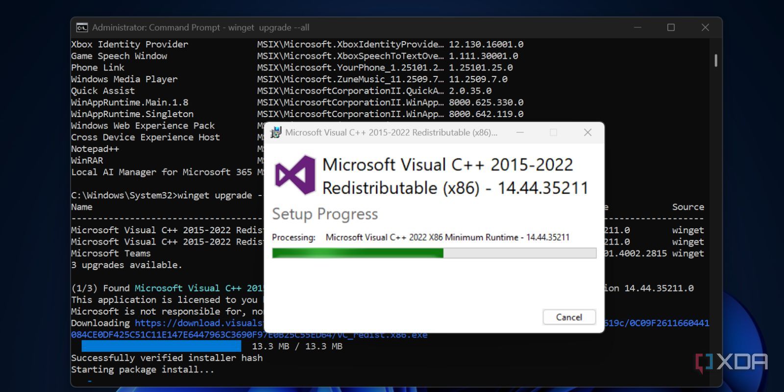 I finally started using Linux-style package management on Windows, and ...