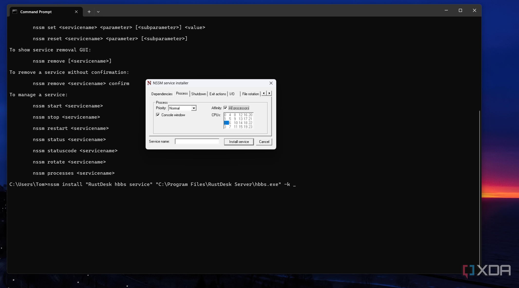I turned my Windows PC into an automation server with nssm