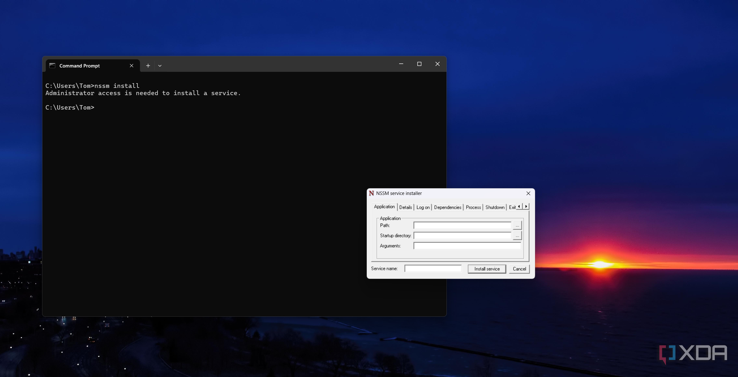 I turned my Windows PC into an automation server with nssm