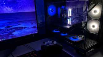 Image of a gaming setup.