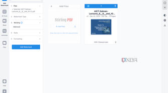 Add Watermark option in Stirling PDF