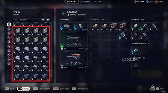 Stash with resources in Arc Raiders.