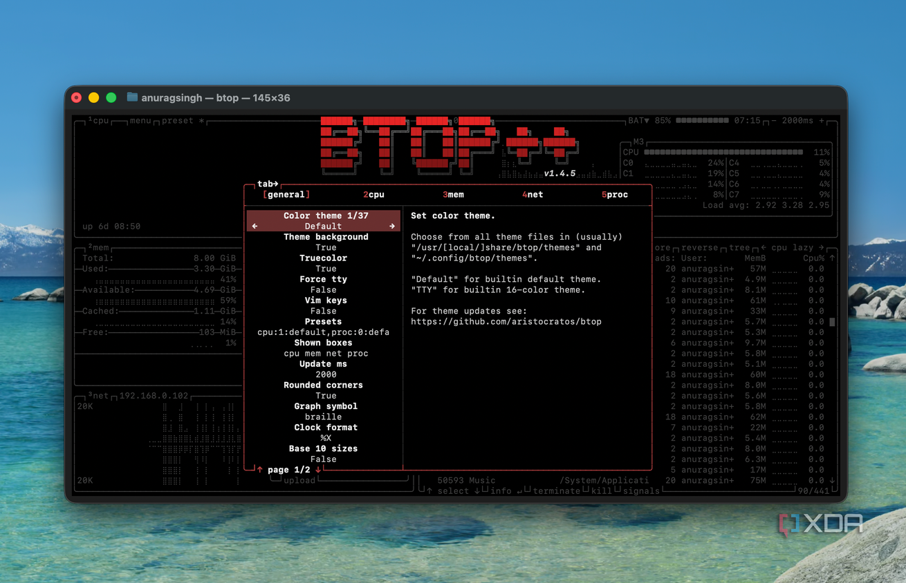 Btop These command-line tools replaced my entire GUI monitoring setup