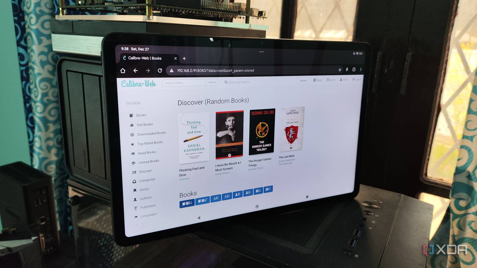 Calibre-Web is like Jellyfin for ebooks, and it turned my unorganized collection into a personal library