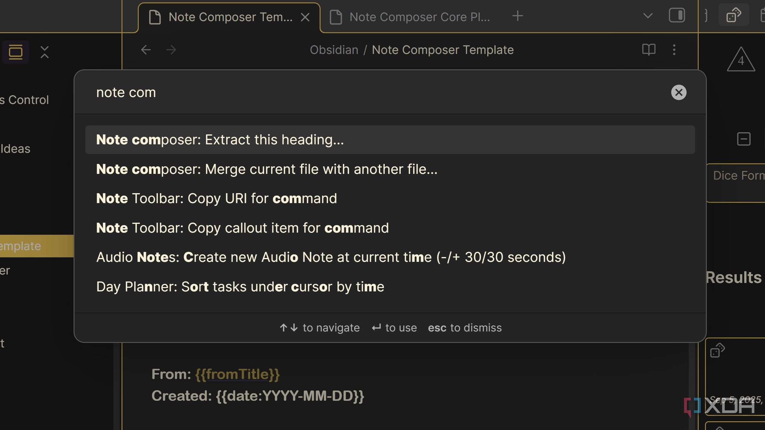How Obsidian’s Note composer plugin made my notes more organized