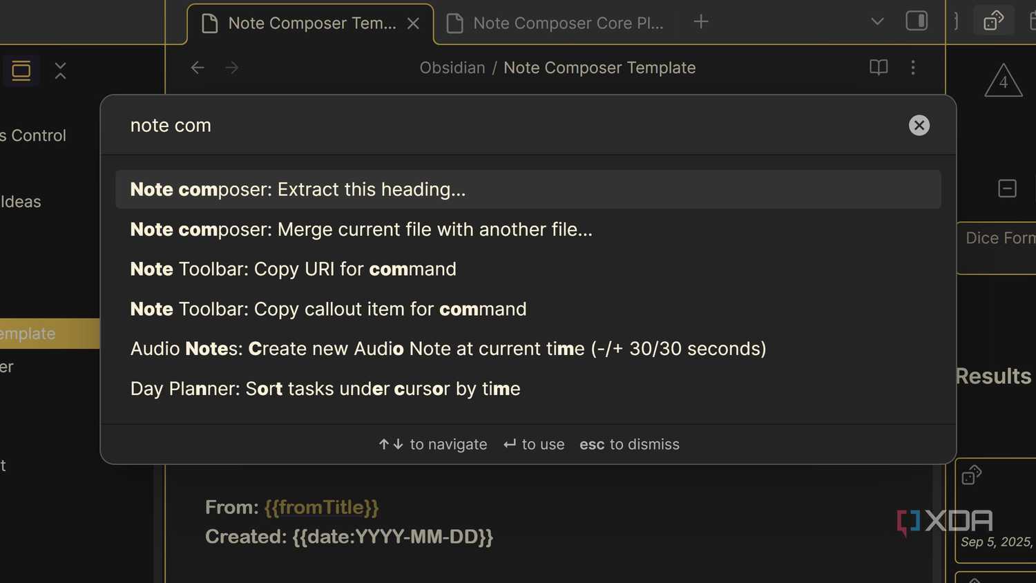 Composer Program Notes How Obsidian’s Note composer plugin made my notes more organized