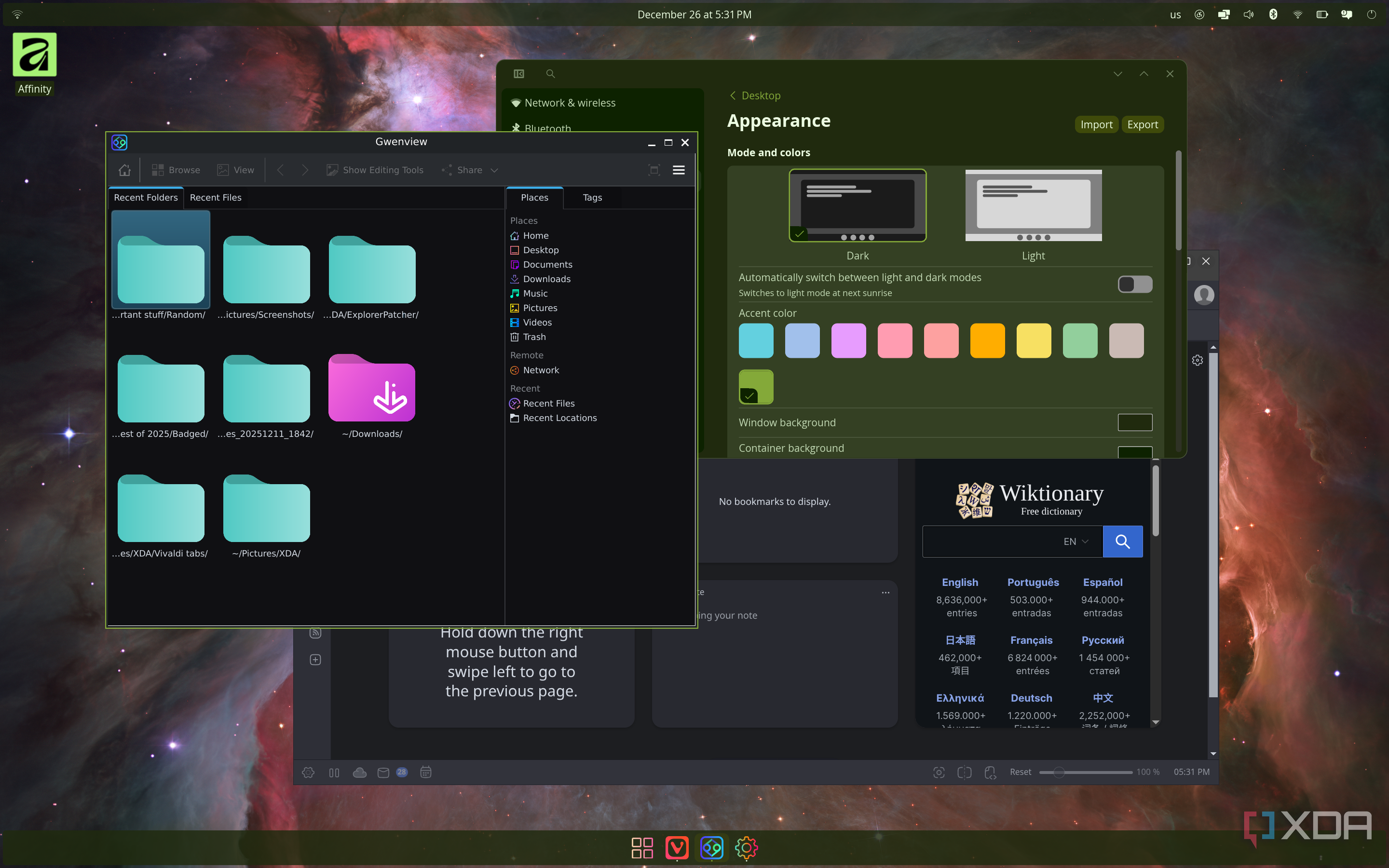 Cosmic Interface Linux COSMIC desktop surprised me, because it's the Linux DE I've been ...