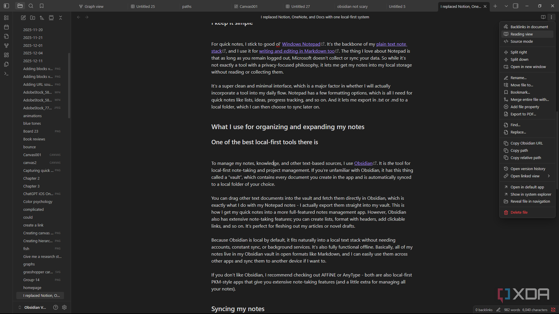 Obsidian Notes Link Web Onenote I replaced Notion, OneNote, and Docs with one local-first system
