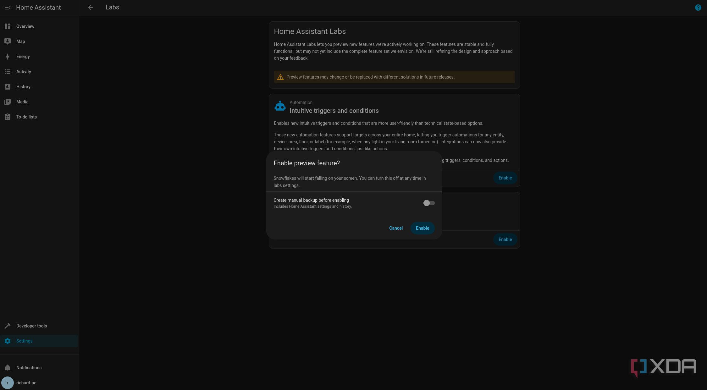 You can now try out upcoming features with the all-new Home Assistant Labs