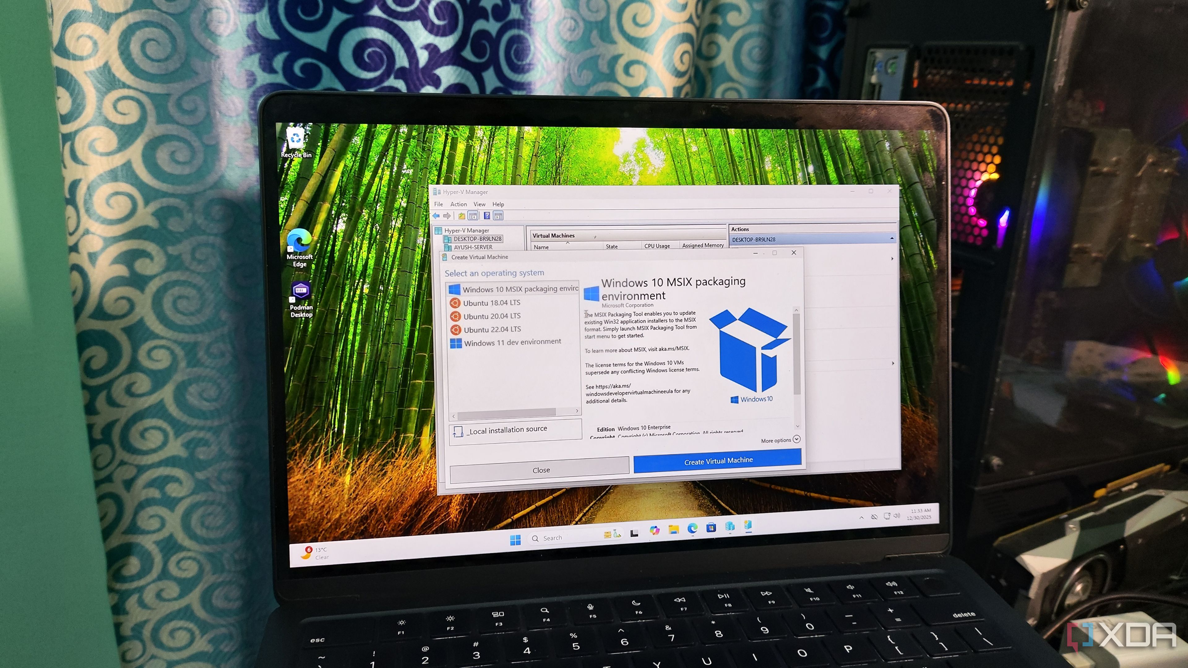 Running Hyper-V on a Windows 11 system