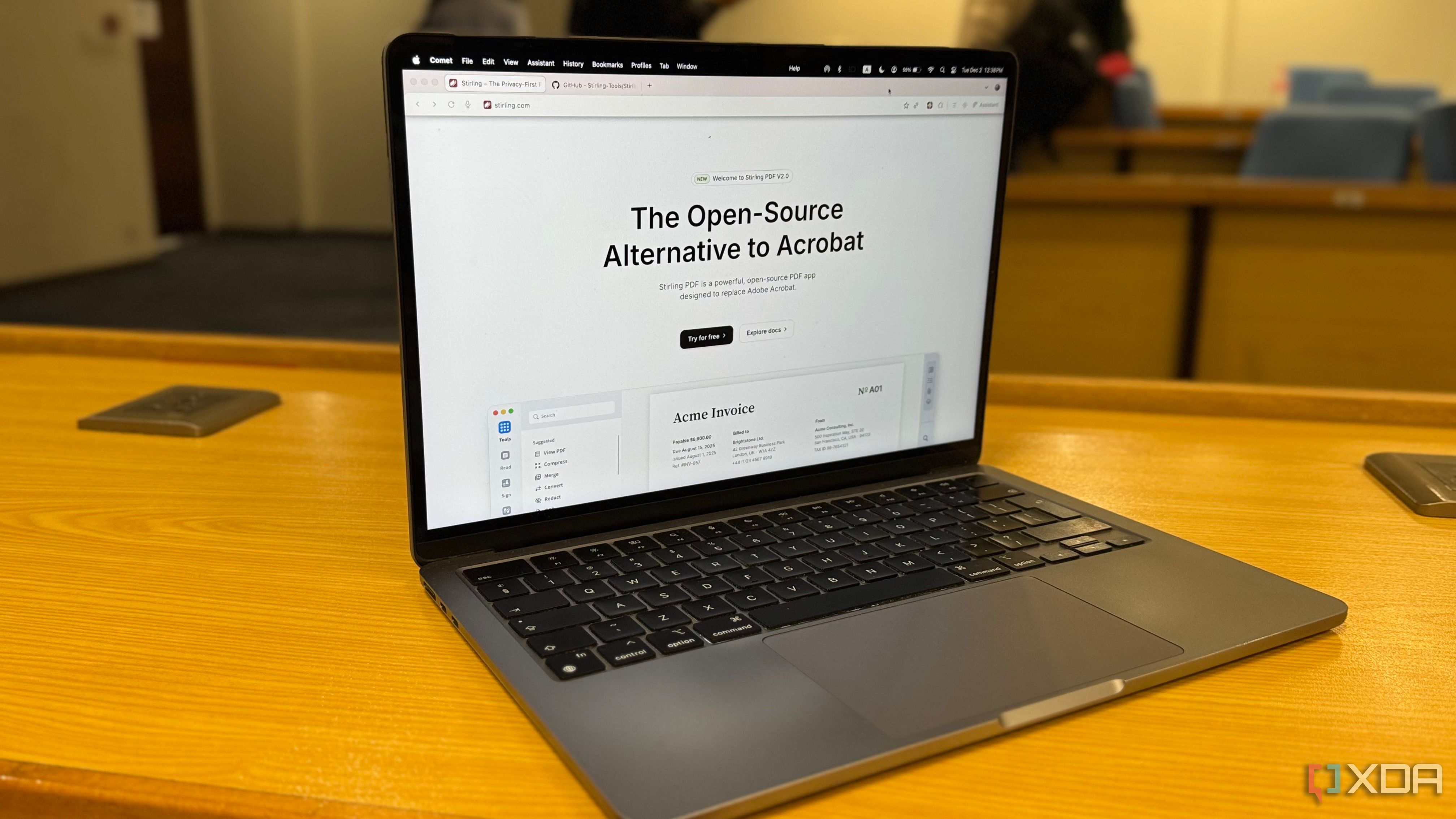 Stirling PDF on macOS