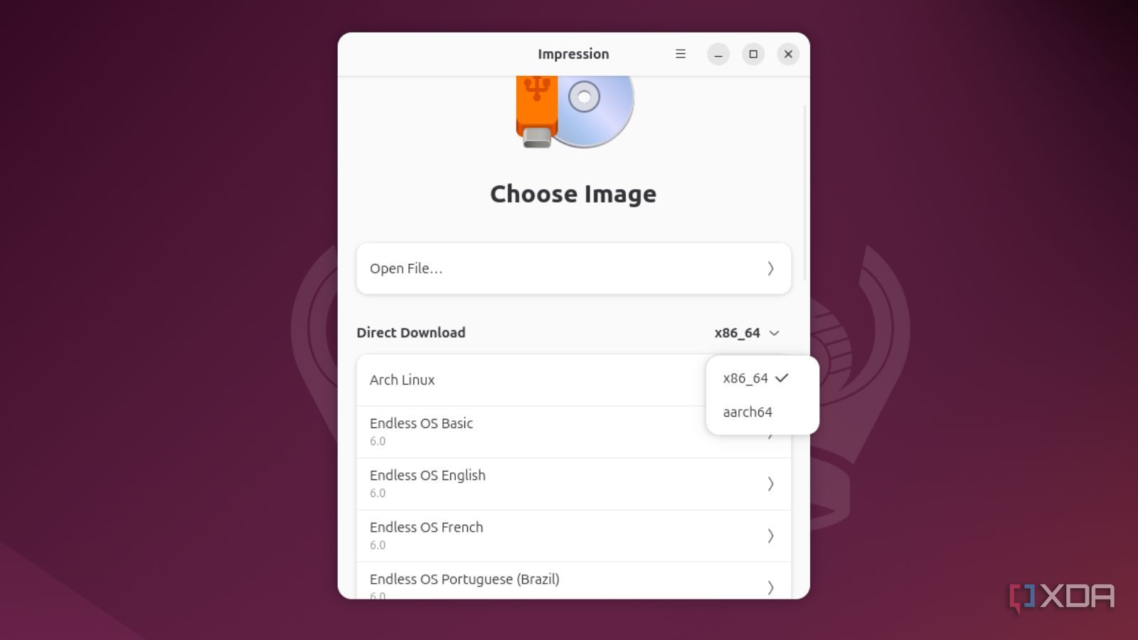 Impression is like Rufus for Linux, and it works brilliantly
