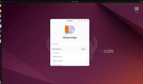 screenshot of impression tool ubuntu